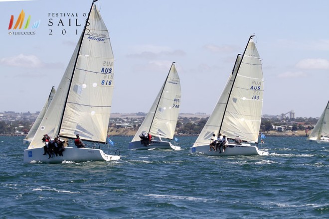 SAILING -  Festival Of Sails 2012 - Parks Victoria Melges 24 National Championships, Royal Geelong Yacht Club, Geelong (AUS), 26/01/2012. © Teri Dodds/ Festival of Sails http://www.festivalofsails.com.au/